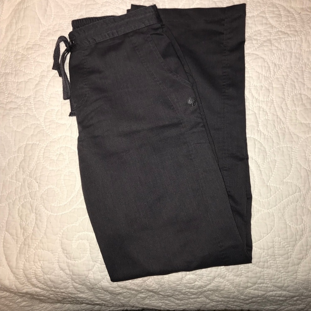 Gray Healing Hands scrub pants